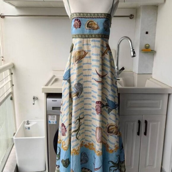 ALEMAIS bath house printed maxi dress - multicoloured - Picture 4 of 10